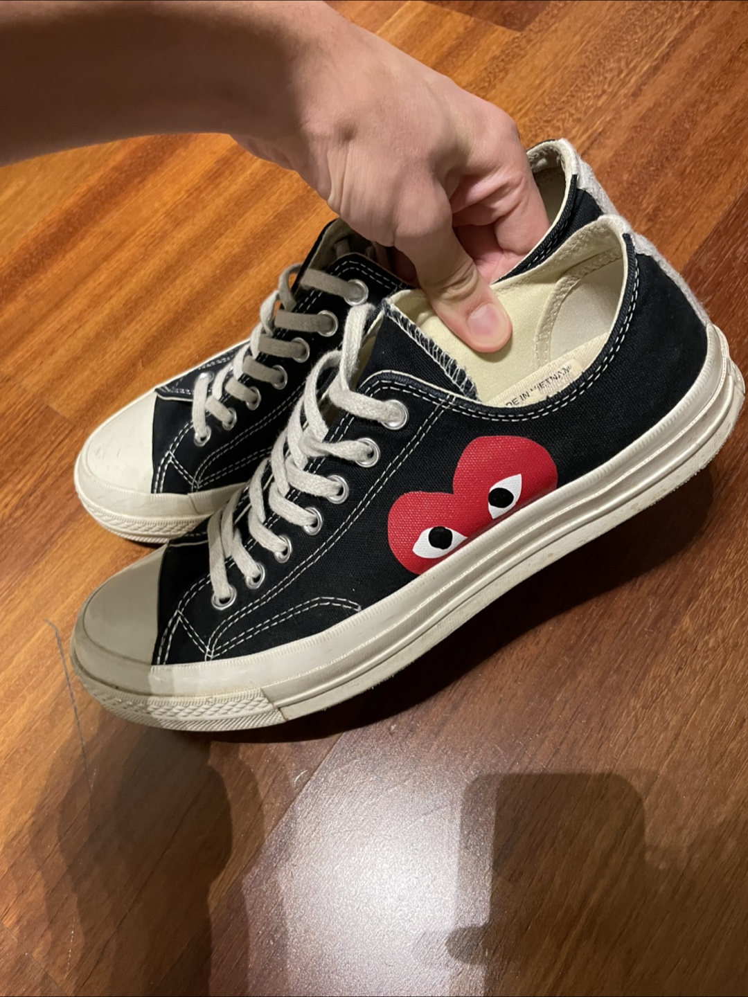 Converse x Comme des Garçons PLAY Chuck 70 Low Black - photo 2