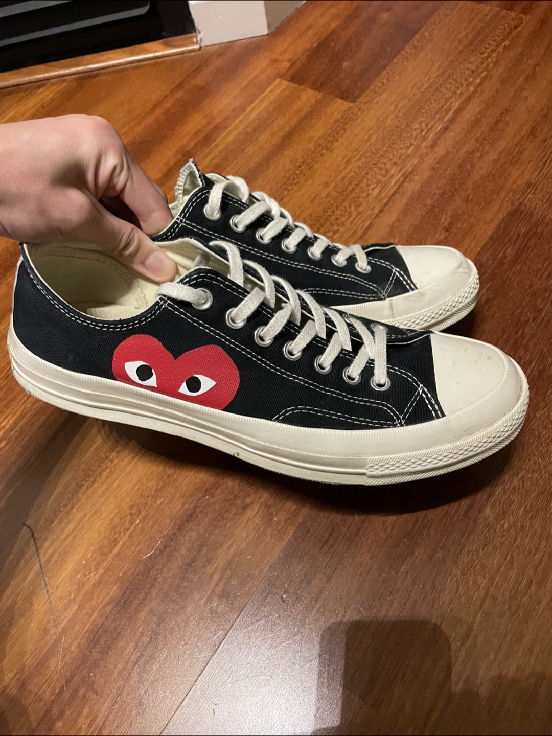 Converse x Comme des Garçons PLAY Chuck 70 Low Black