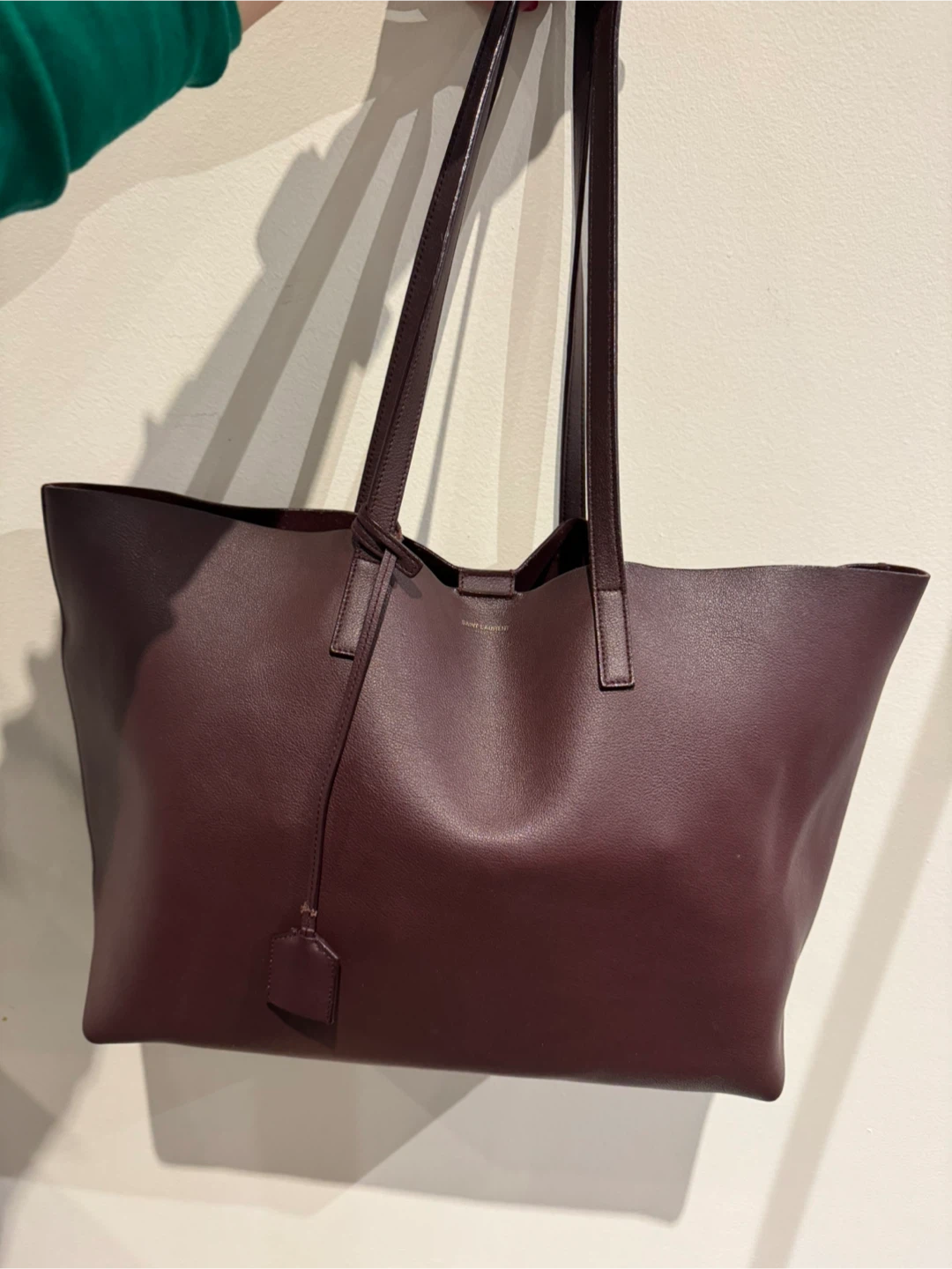Saint Laurent Leather Tote Bag