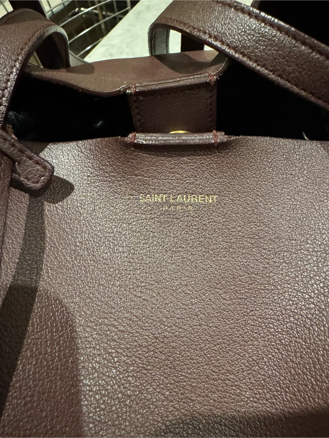 Saint Laurent Leather Tote Bag - photo 2