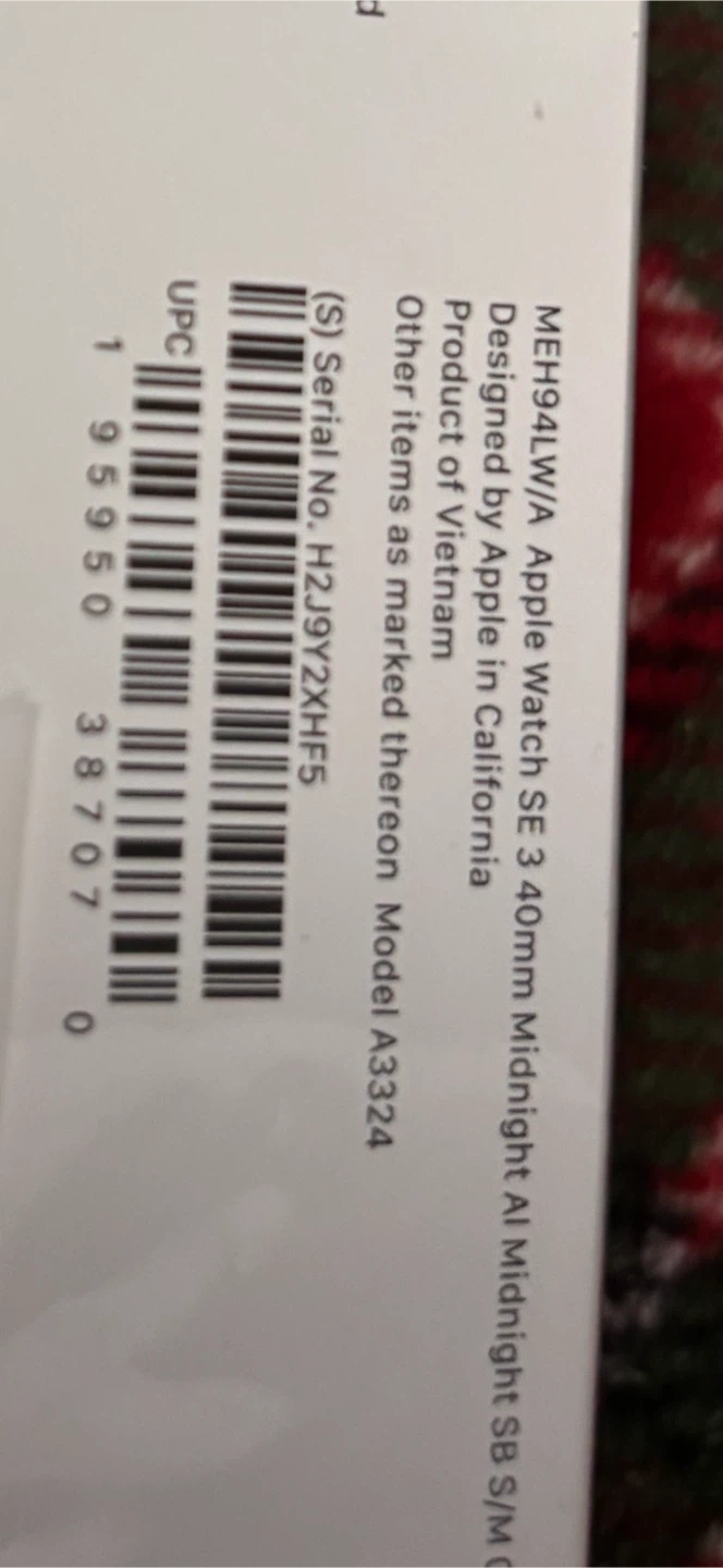 Apple Watch SE 3 40mm Midnight - photo 5