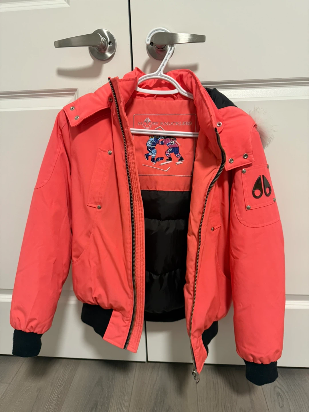 Moose Knuckles Kids Bomber Jacket - Size L
