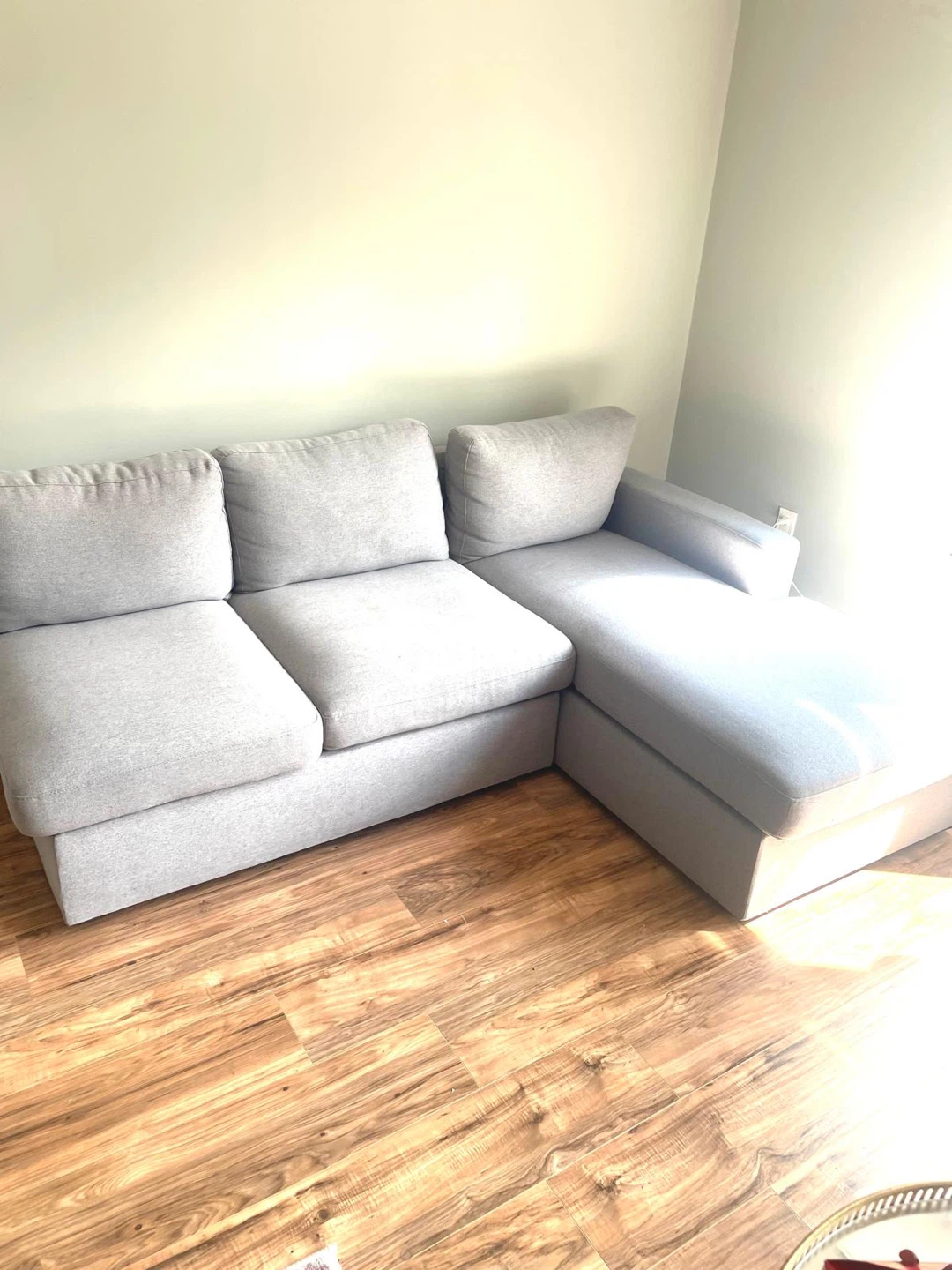 Grey Sectional Sofa with Chaise Lounge