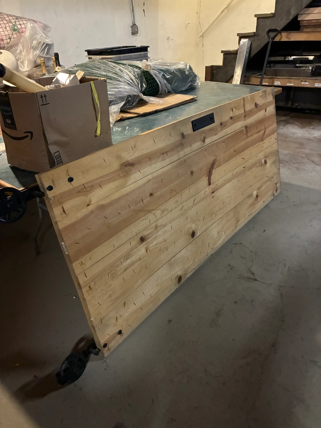 Wood Barn Door with Hardware - photo 2