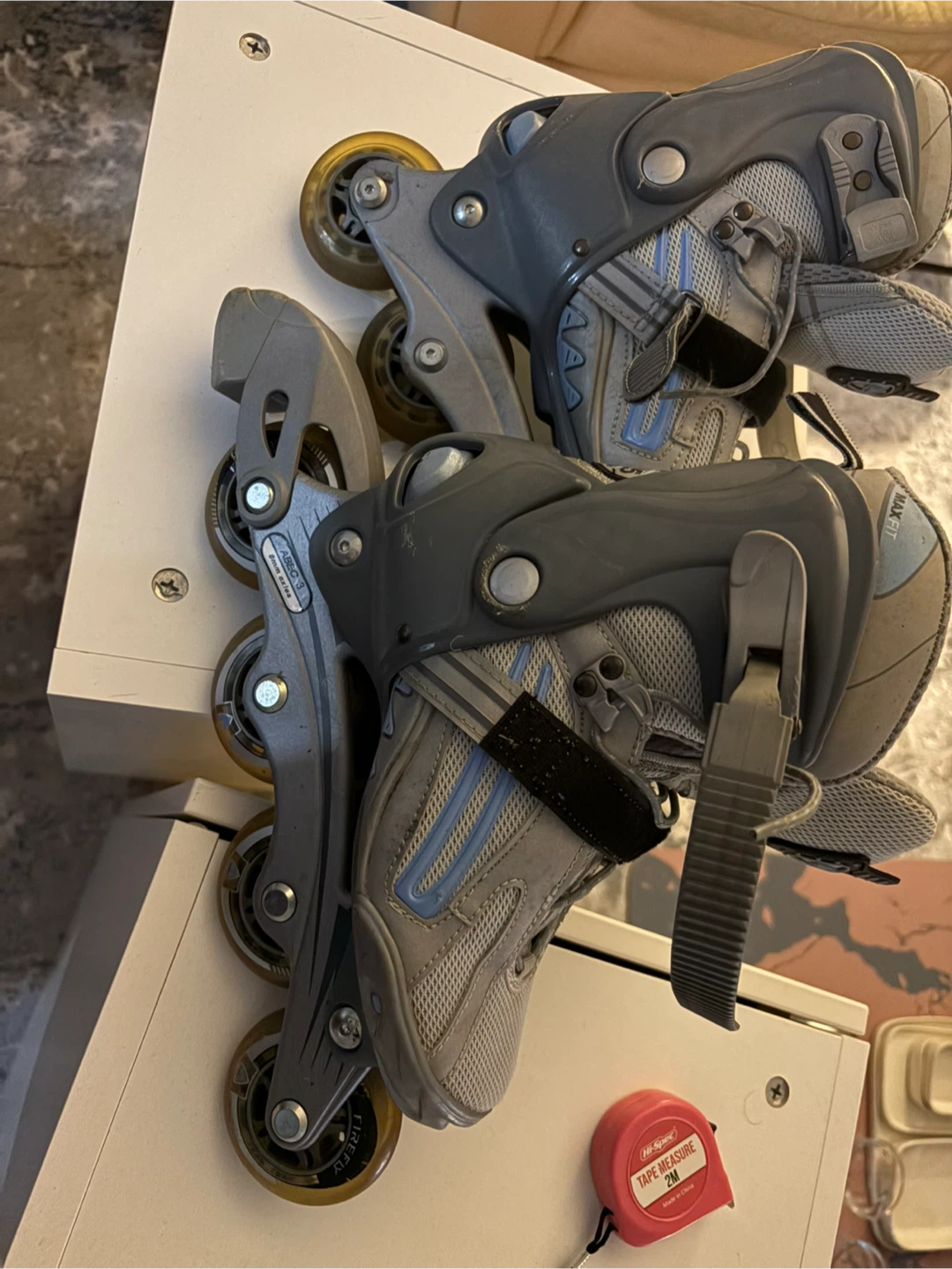 Semi-soft Skate Rollerblades - Size 37