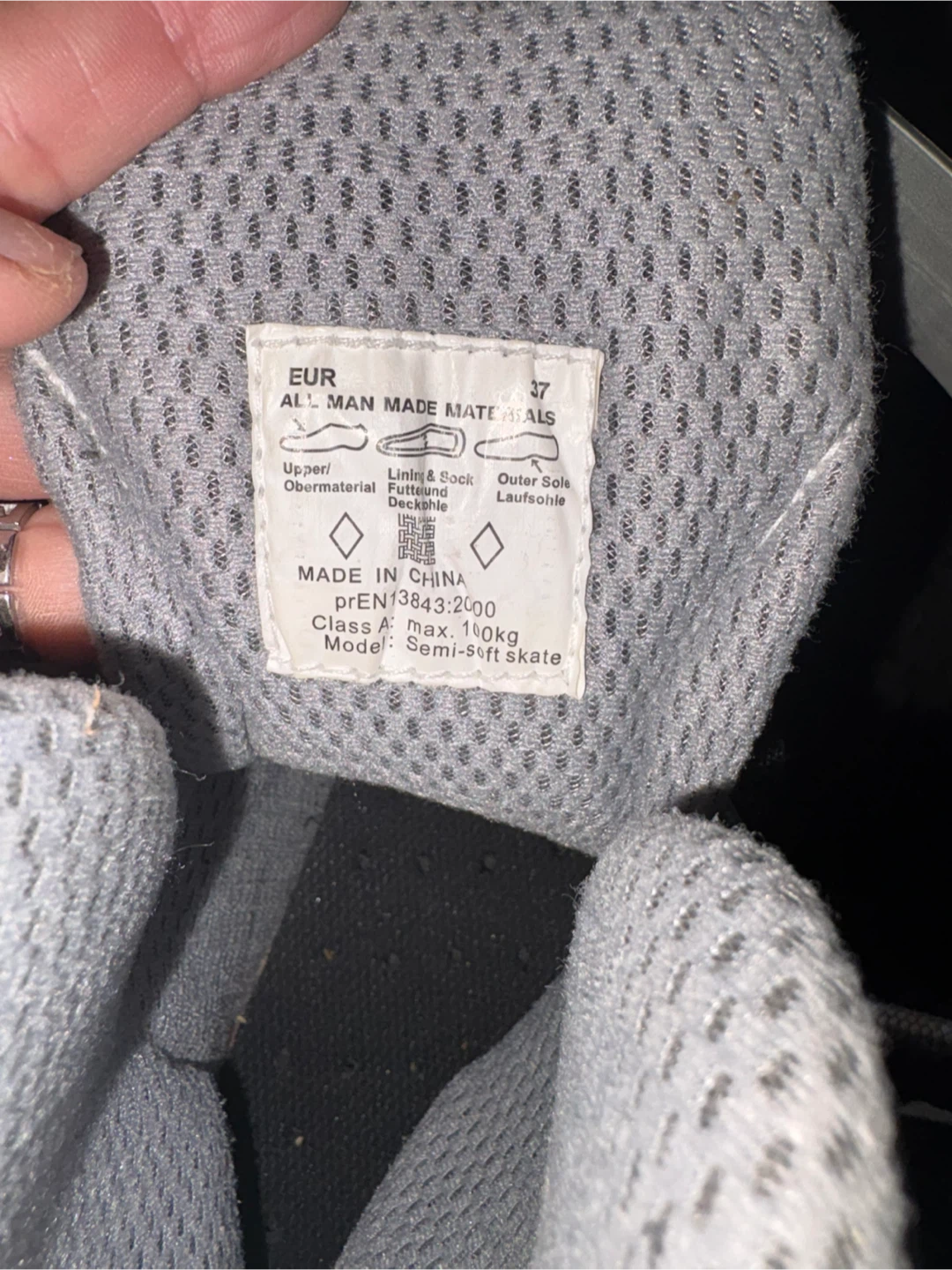 Semi-soft Skate Rollerblades - Size 37 - photo 3