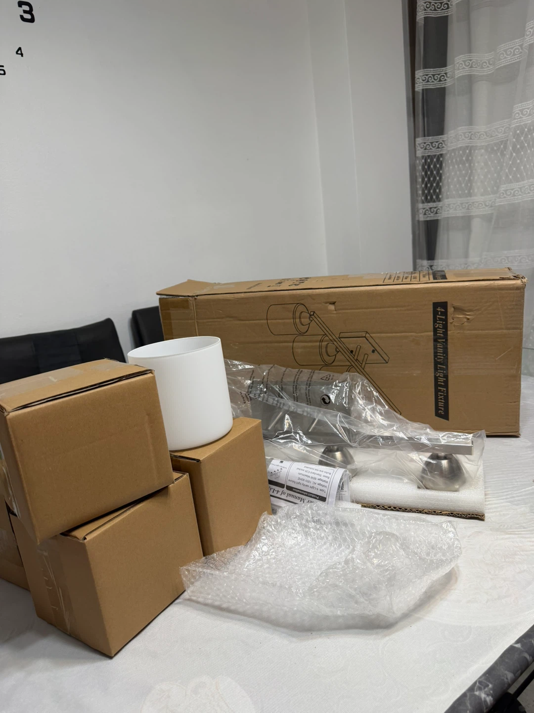 4-Light Vanity Light Fixture - New in Box!