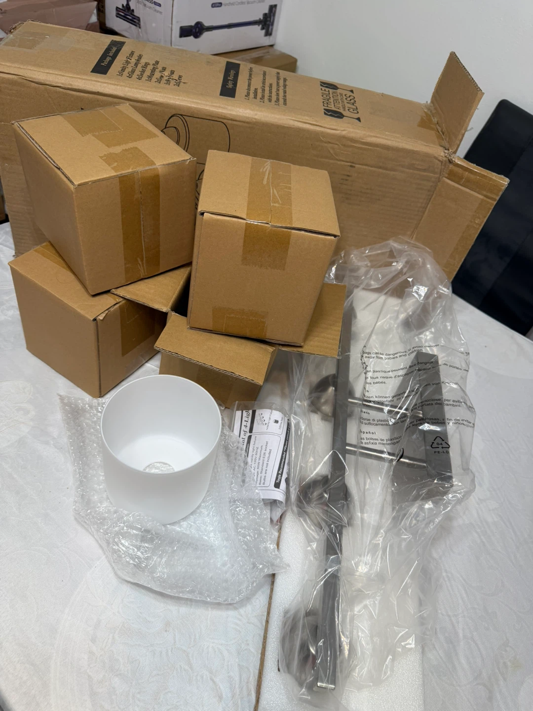 4-Light Vanity Light Fixture - New in Box! - photo 2