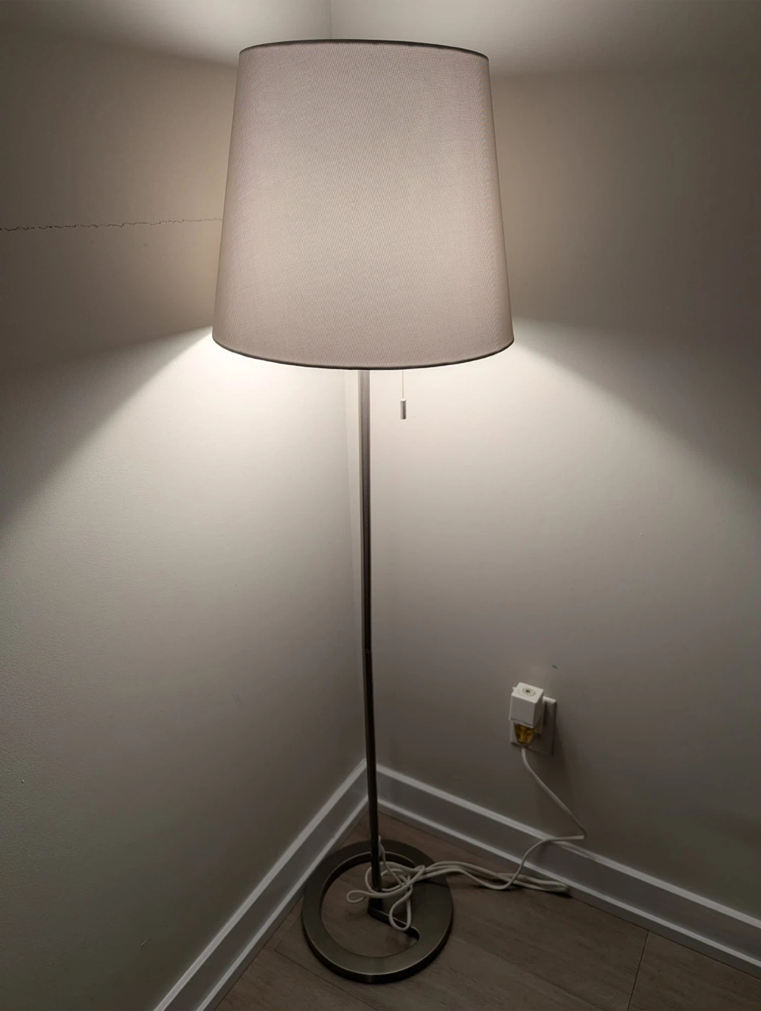 IKEA Floor Lamp - Silver Finish