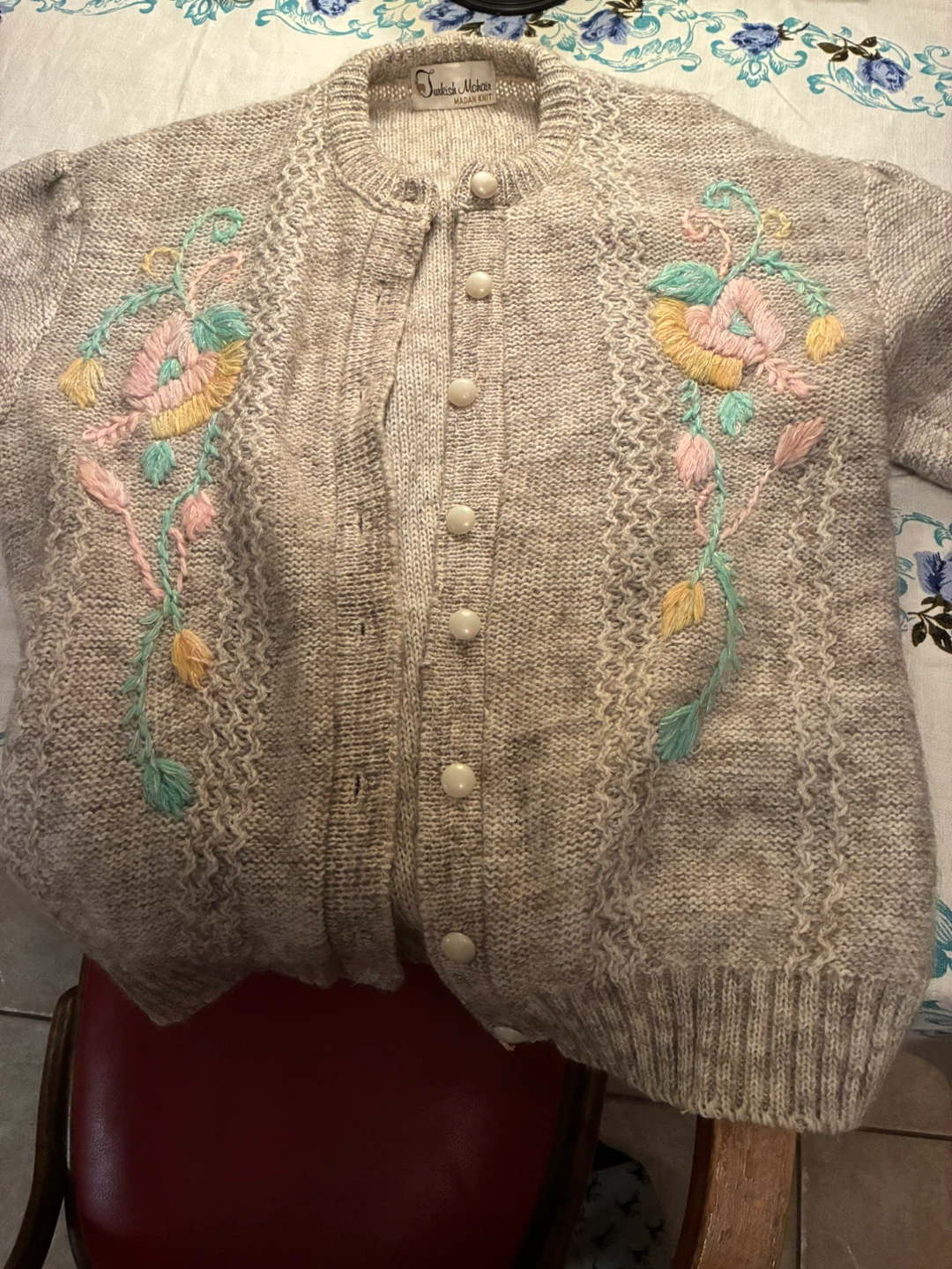 Turkish Mohair Madan Knit Cardigan - photo 2