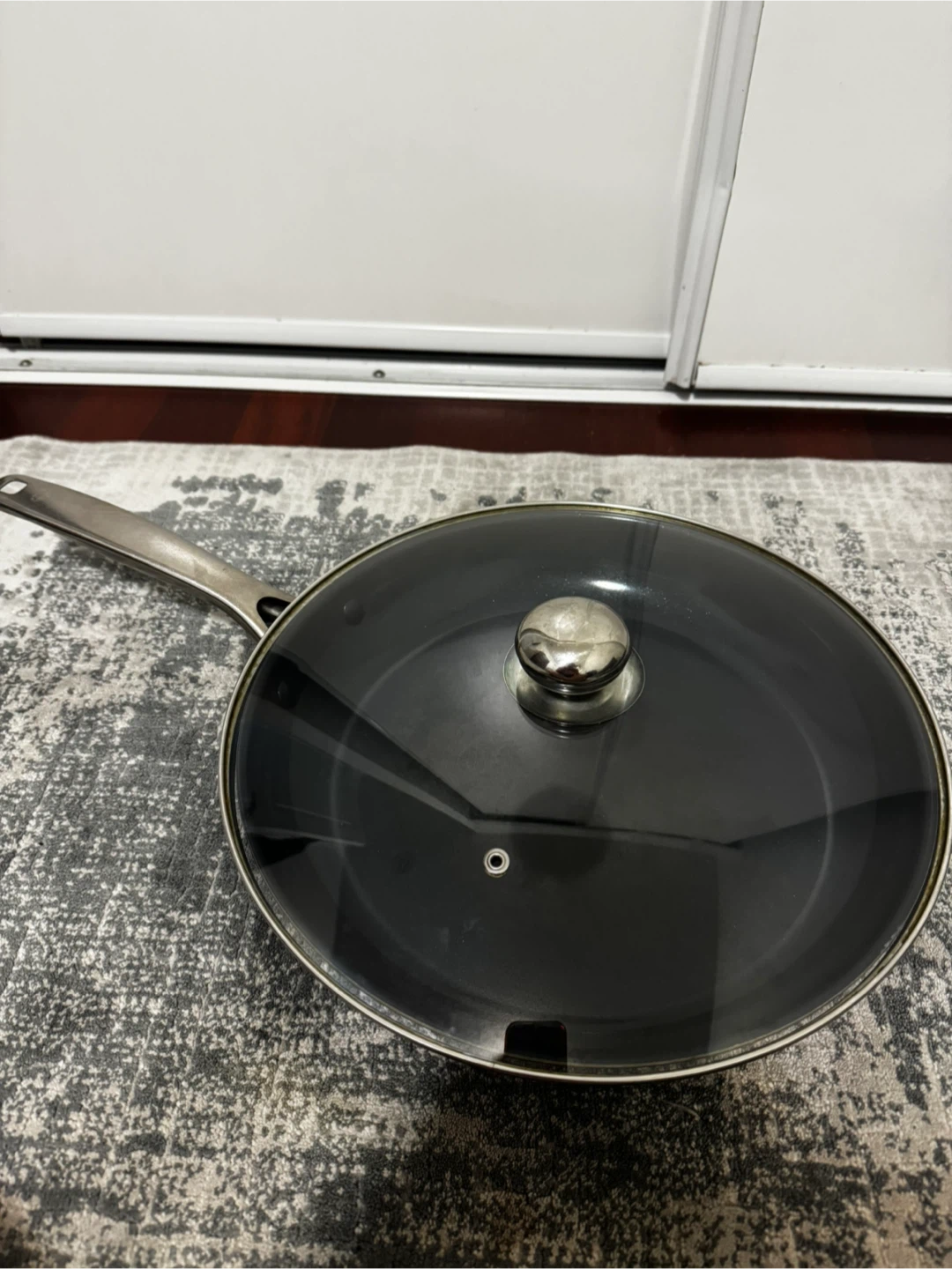 Blue Diamond Enhanced Ceramic Non-Stick Fry Pan w/ Lid