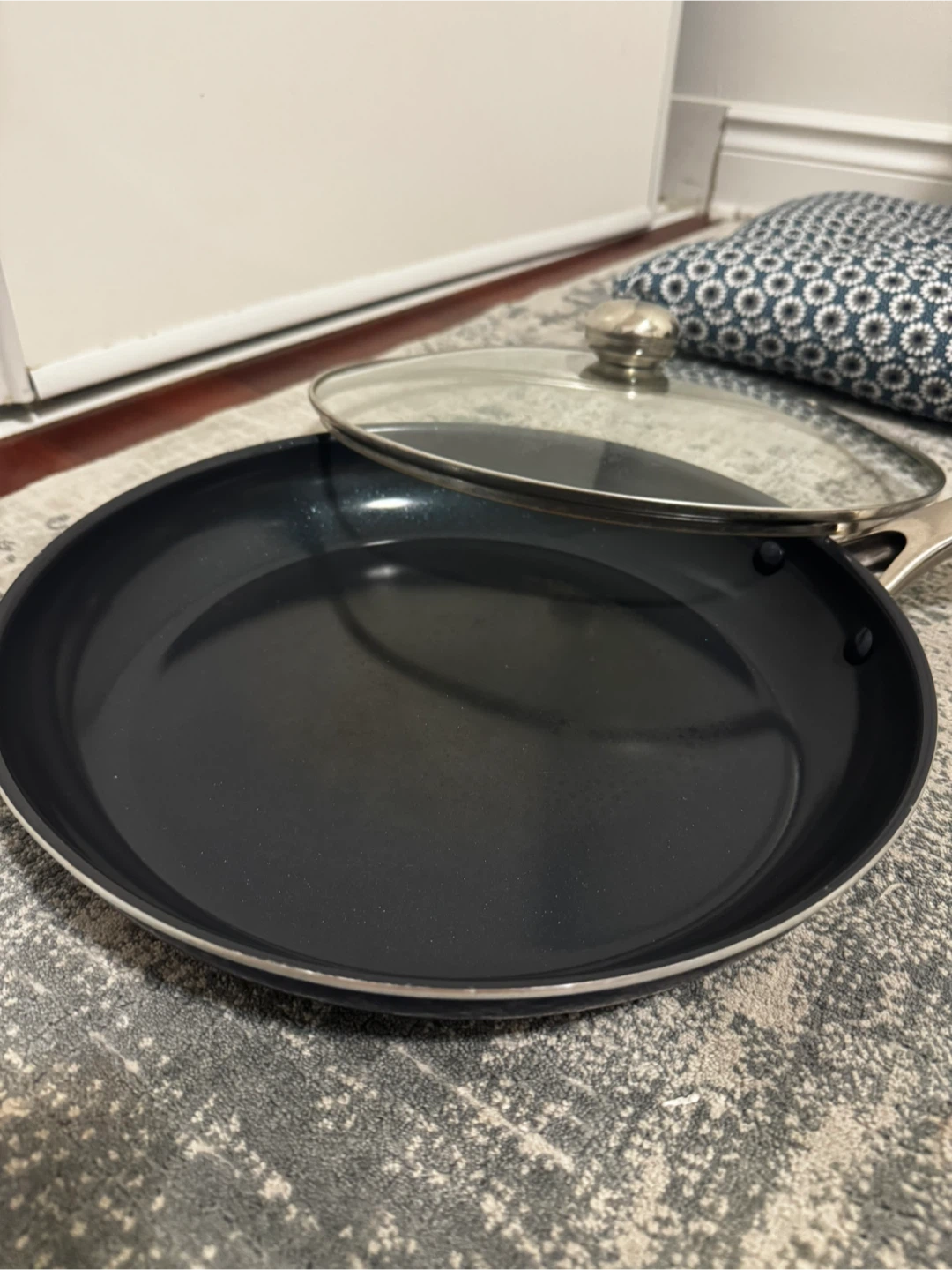 Blue Diamond Enhanced Ceramic Non-Stick Fry Pan w/ Lid - photo 2