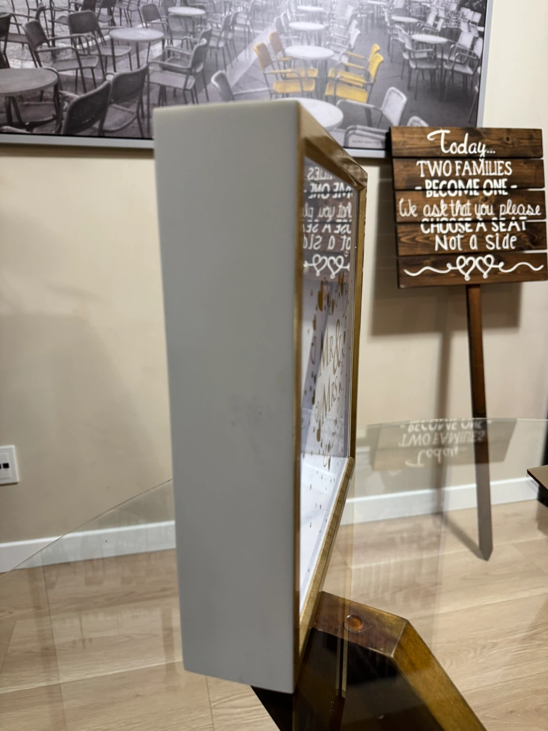 Mr & Mrs Wedding Card Box - photo 2
