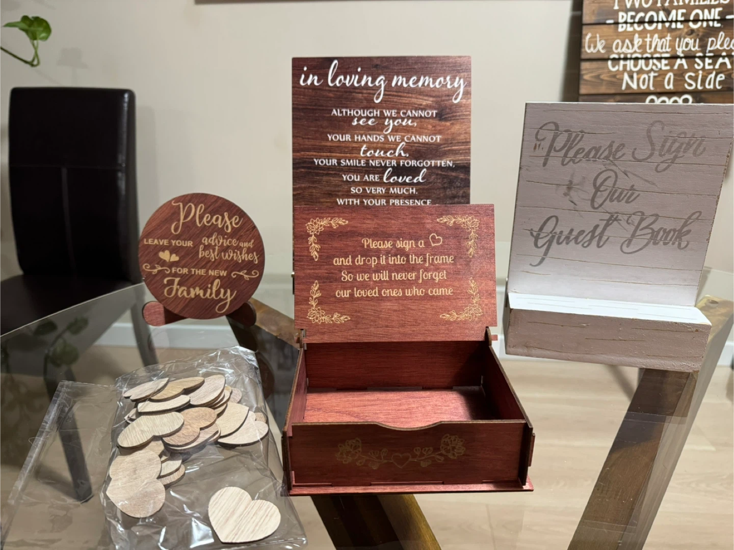 Wedding Guest Book Alternative Set