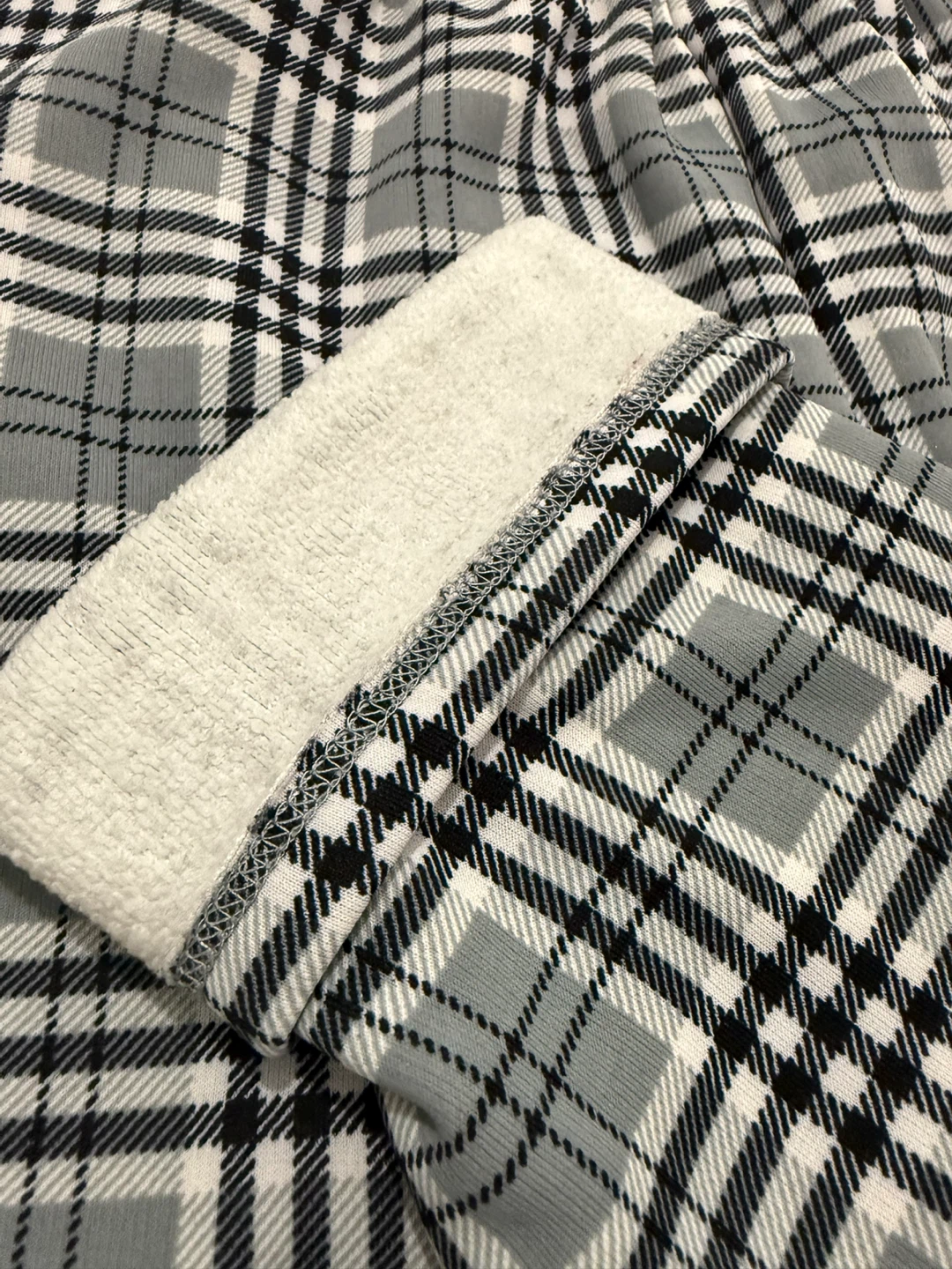 Streetwear Society Plaid Leggings - Size L - photo 3