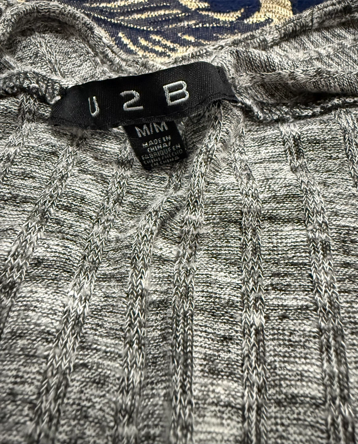 U2B Grey Knit Cardigan - Size M - photo 4