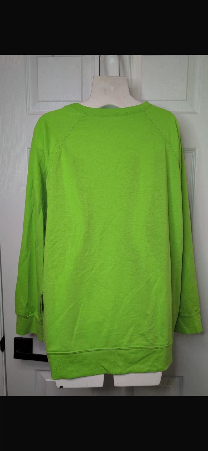 NEW! Grinch Graphic Unisex Sweatshirt - Green - photo 5