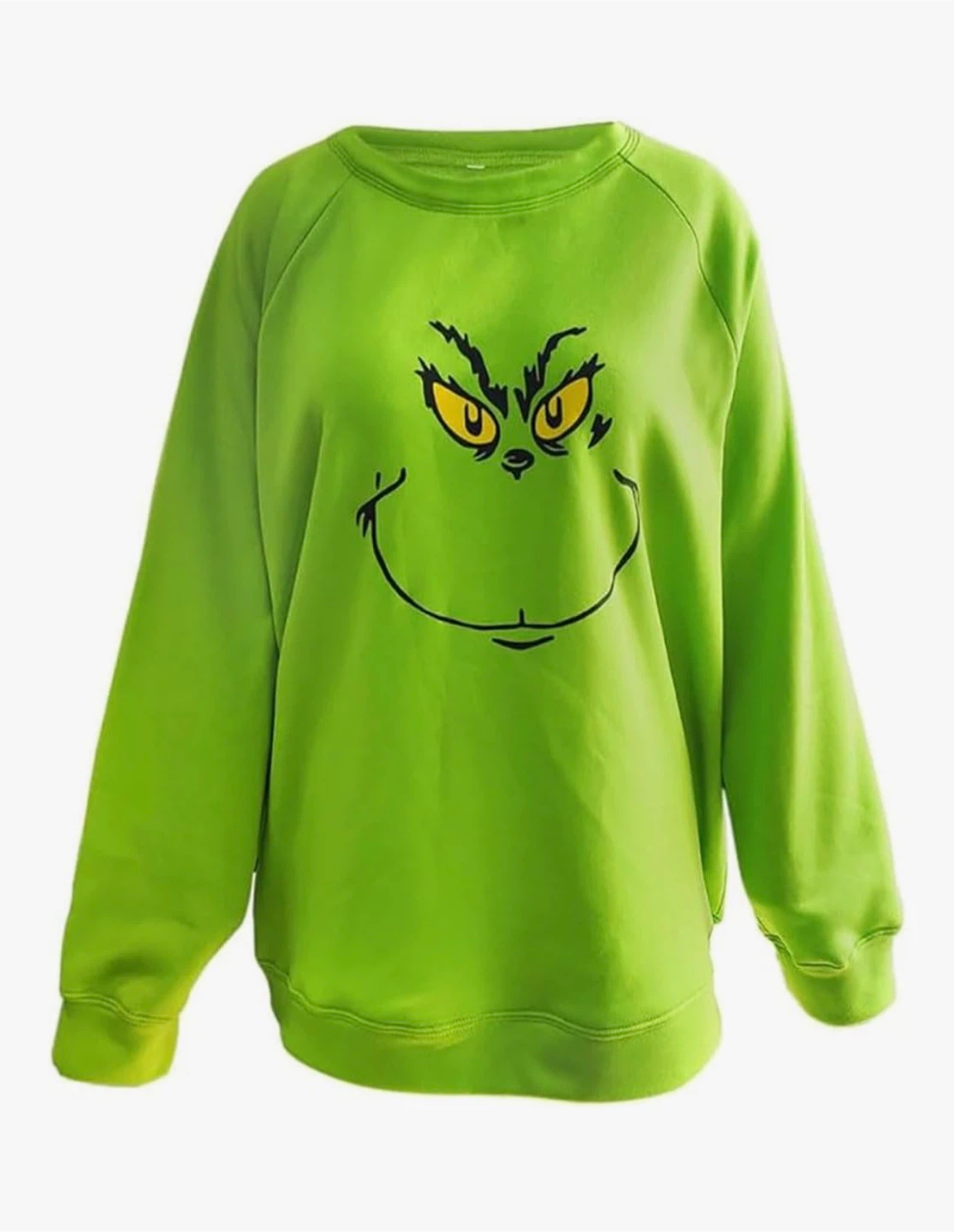 NEW! Grinch Graphic Unisex Sweatshirt - Green - photo 3