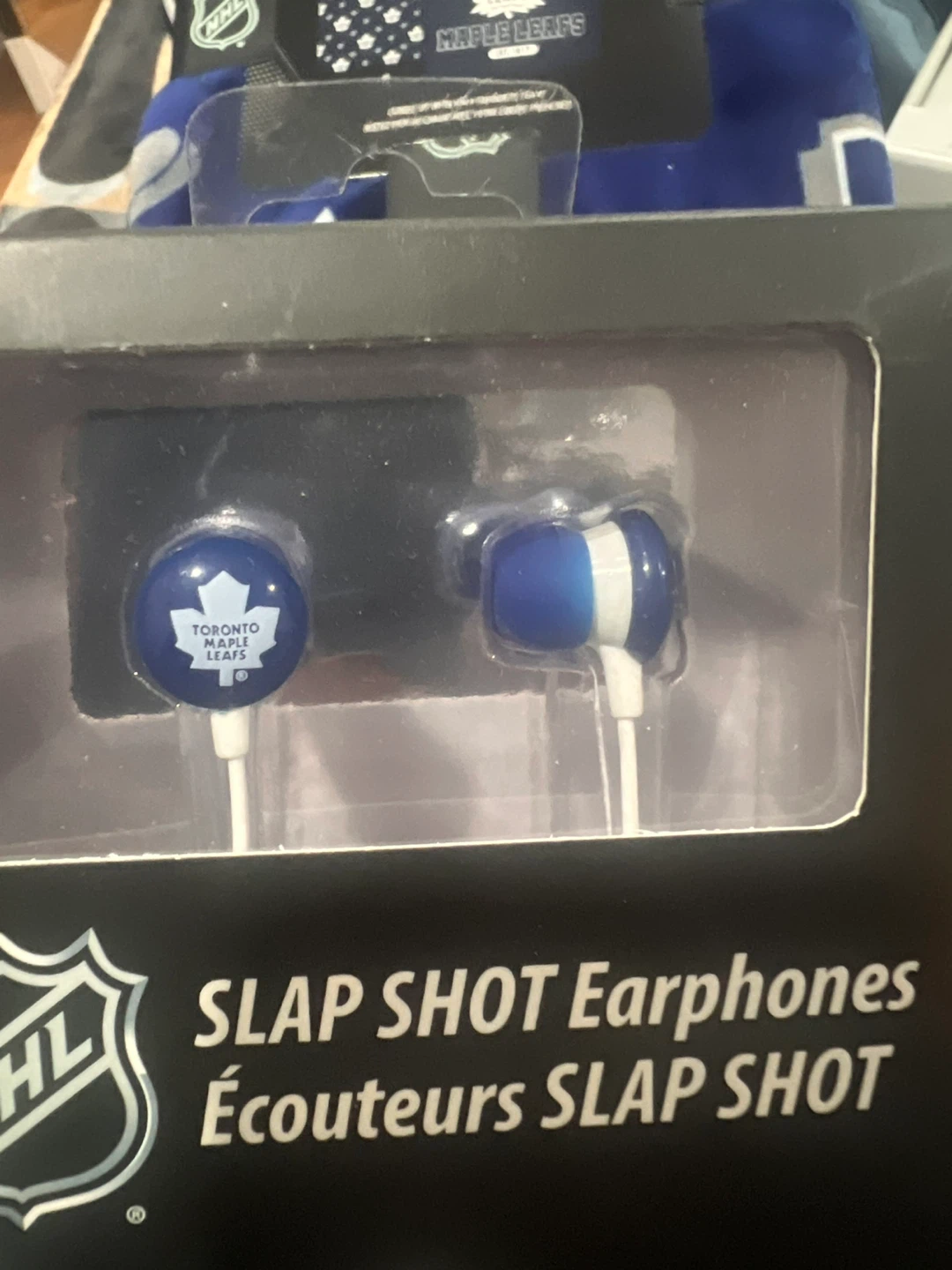 NHL Toronto Maple Leafs Slap Shot Earphones - New! - photo 3