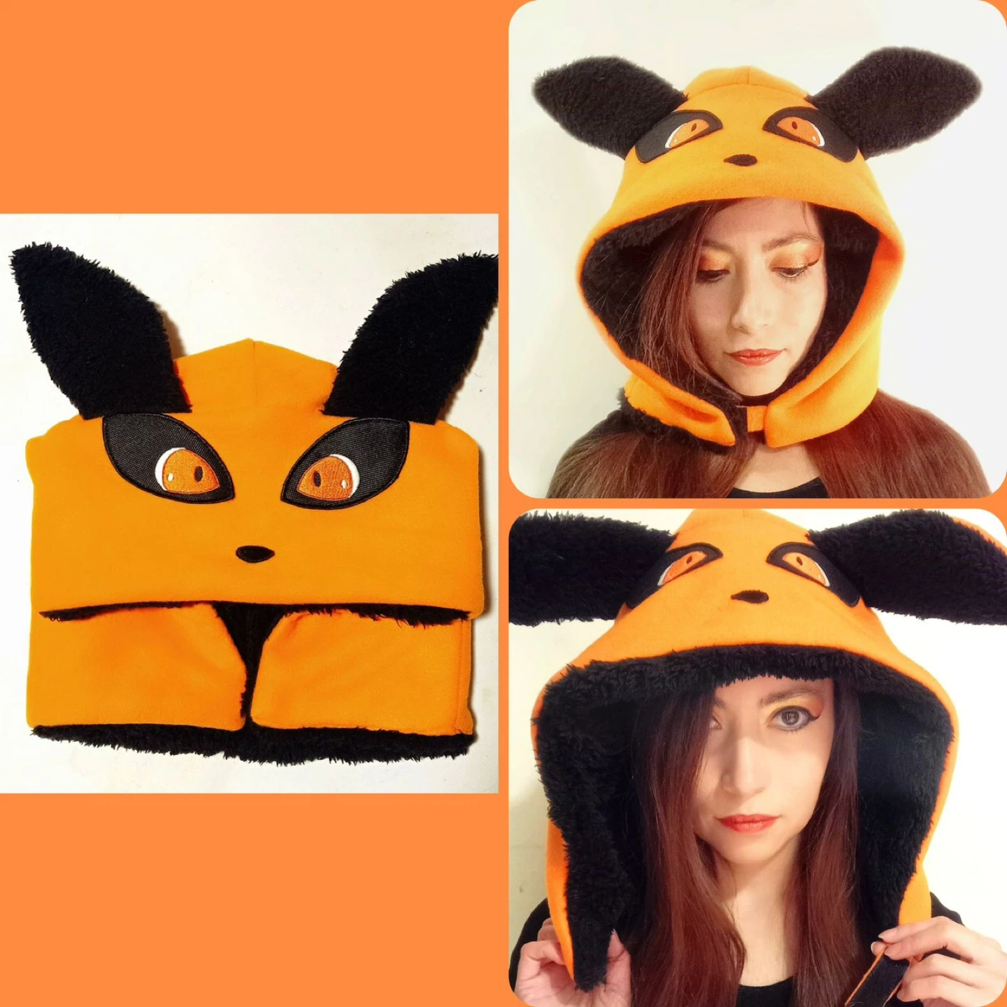 Winter Hats Cat Luna, Car Artemis and Kurama (Naruto) - photo 3