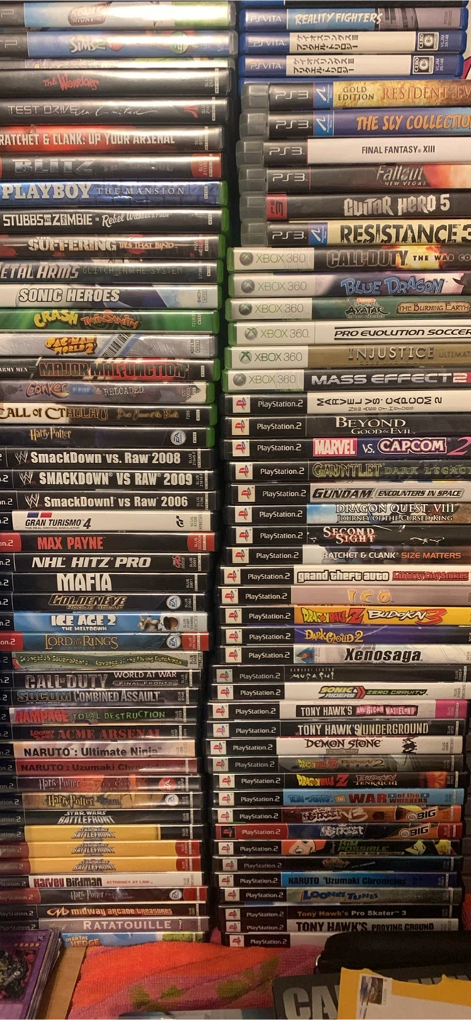 Video Games - PS2, PS3, Xbox 360, PS Vita