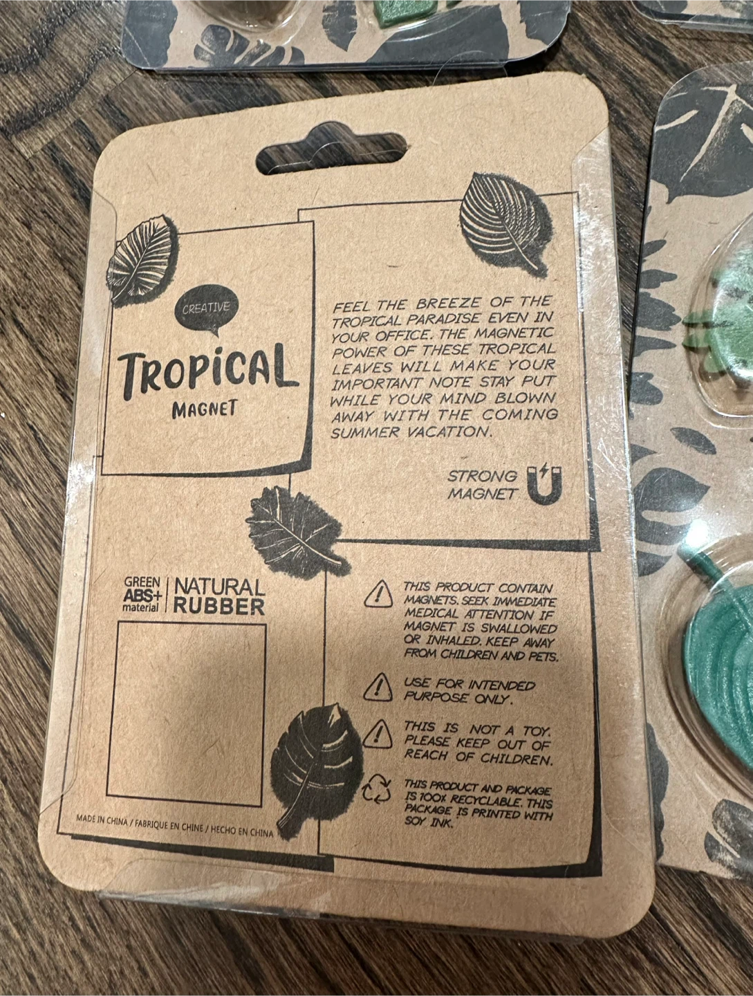Mini Cute Plant Fridge Magnets - Tropical - photo 2