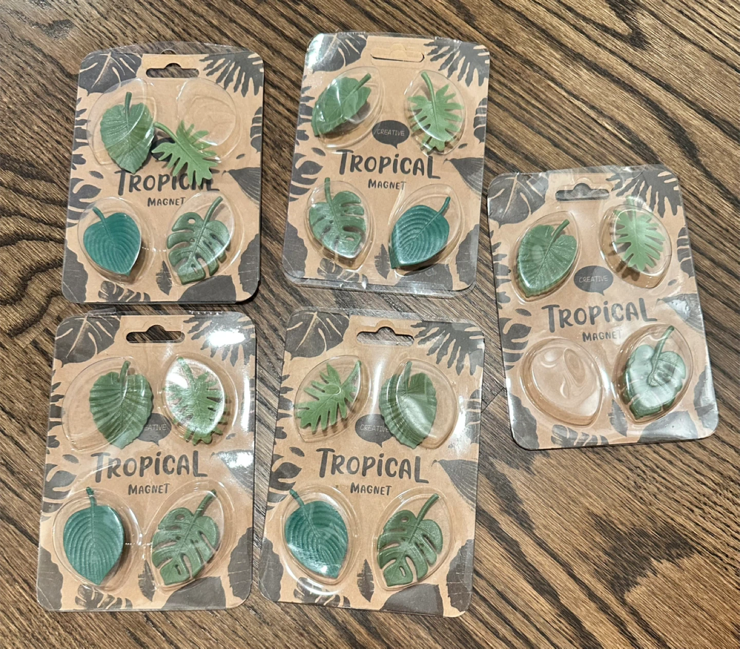 Mini Cute Plant Fridge Magnets - Tropical