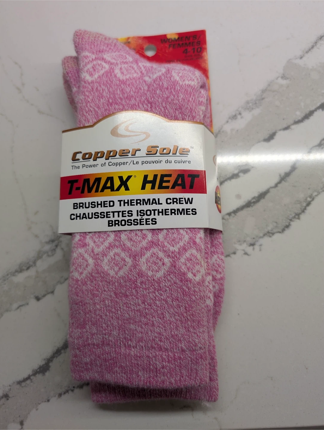 Copper Sole T-MAX Heat Thermal Crew Socks - New!