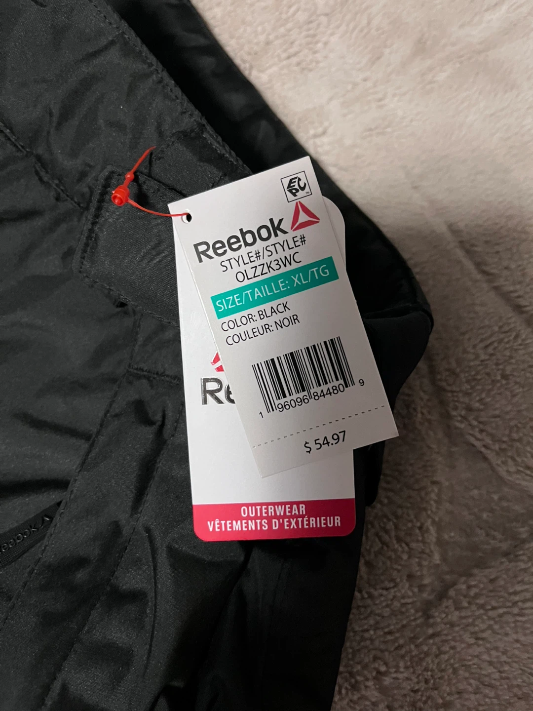 Brand New Women’s Reebok Black Pants XL/TG - photo 5