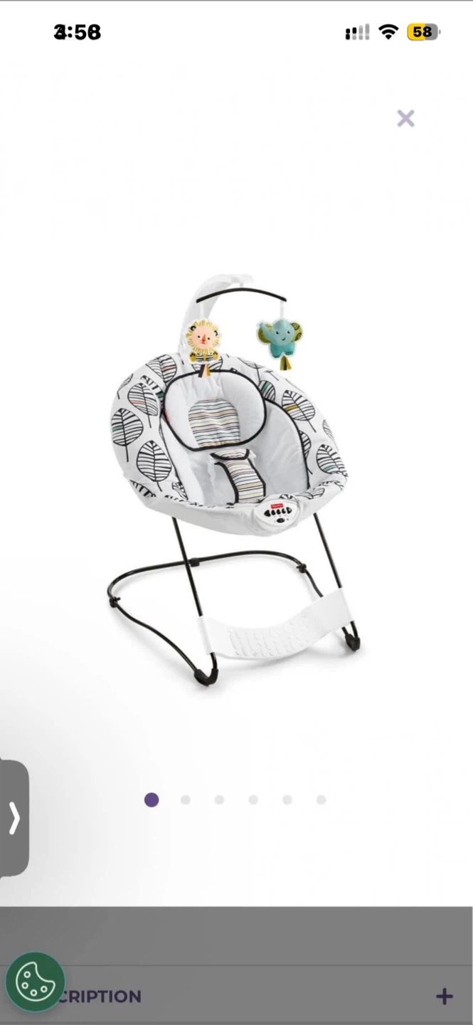 Fisher-Price See & Soothe Deluxe Bouncer