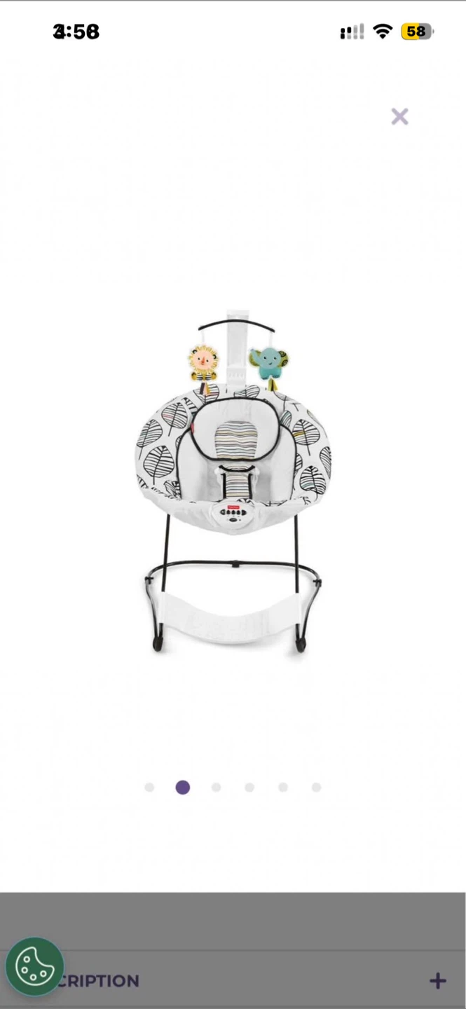 Fisher-Price See & Soothe Deluxe Bouncer - photo 2