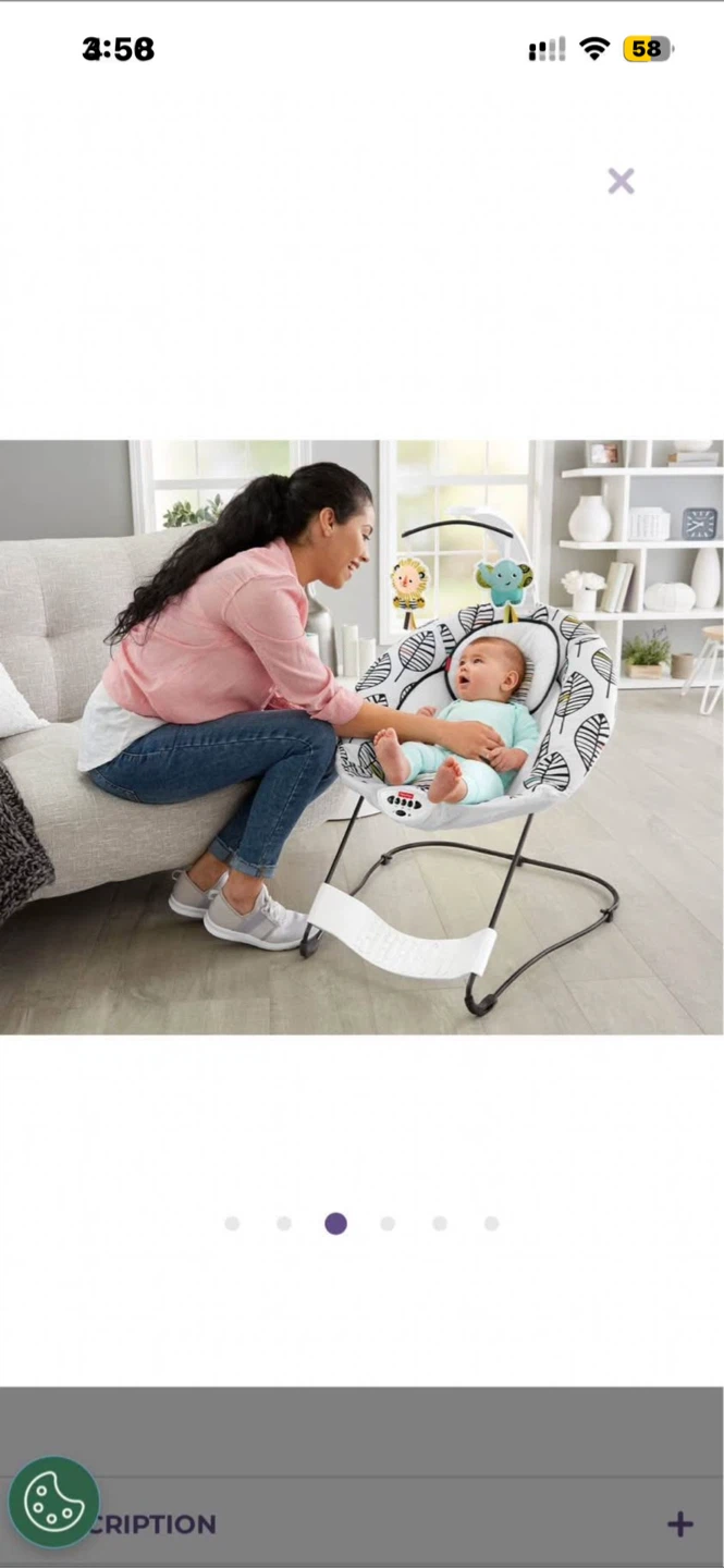 Fisher-Price See & Soothe Deluxe Bouncer - photo 3