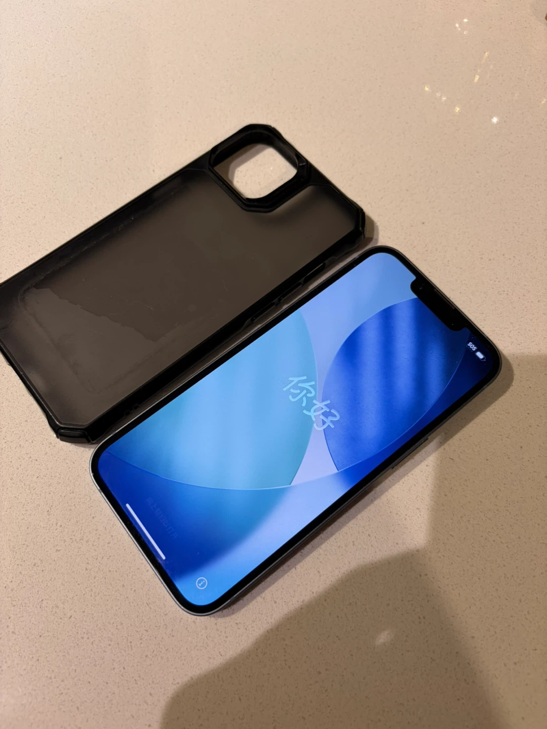 iPhone 14 Blue with Case 128 GB - photo 3