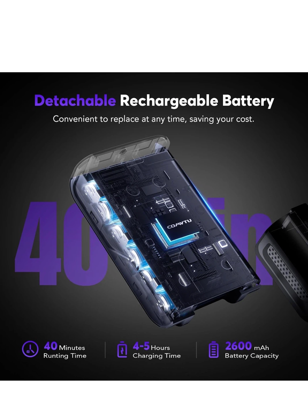 COAYTU A10Pro Cordless Vacuum Cleaner - photo 3