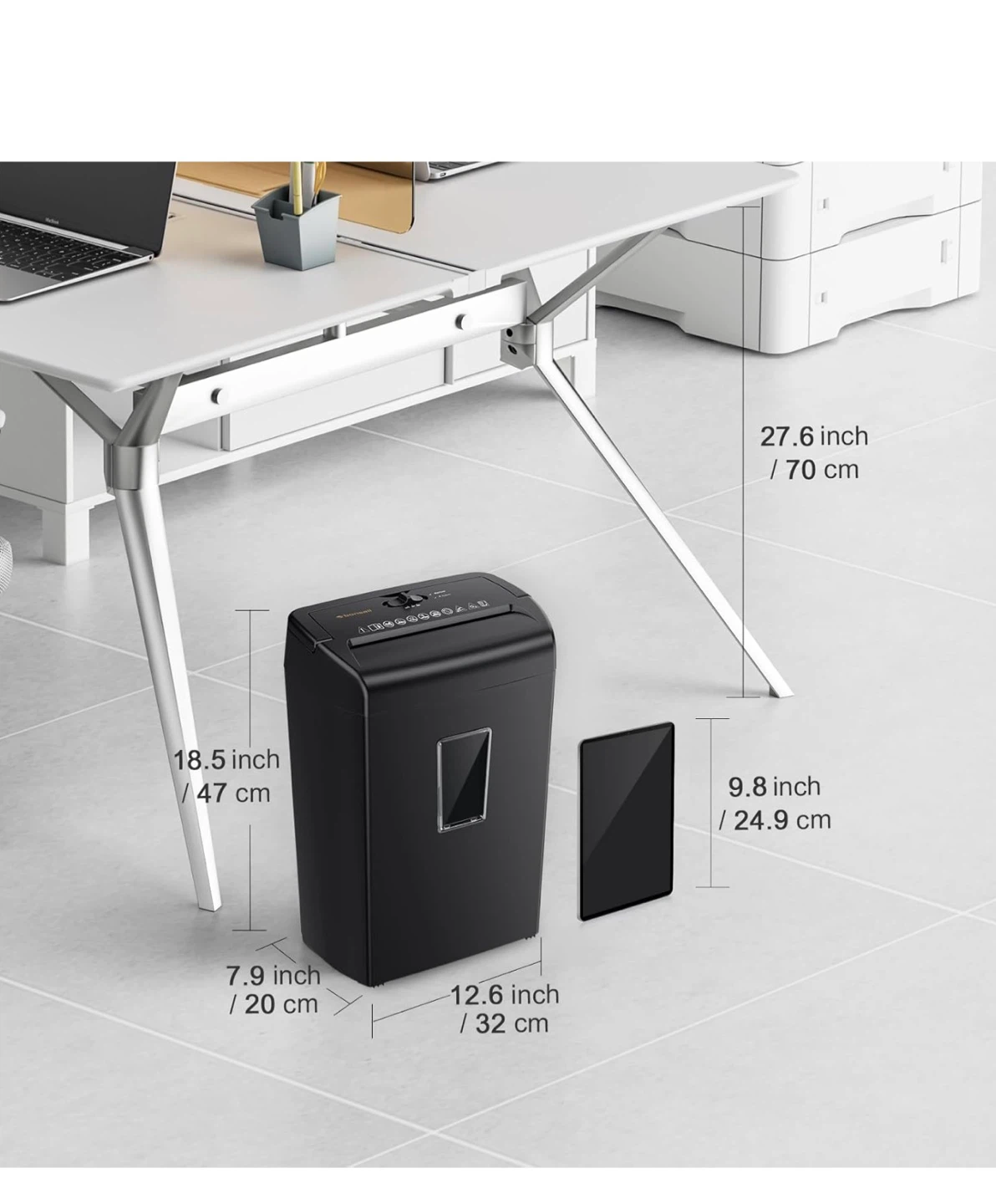 Bonsaii Paper Shredder - Black - photo 2
