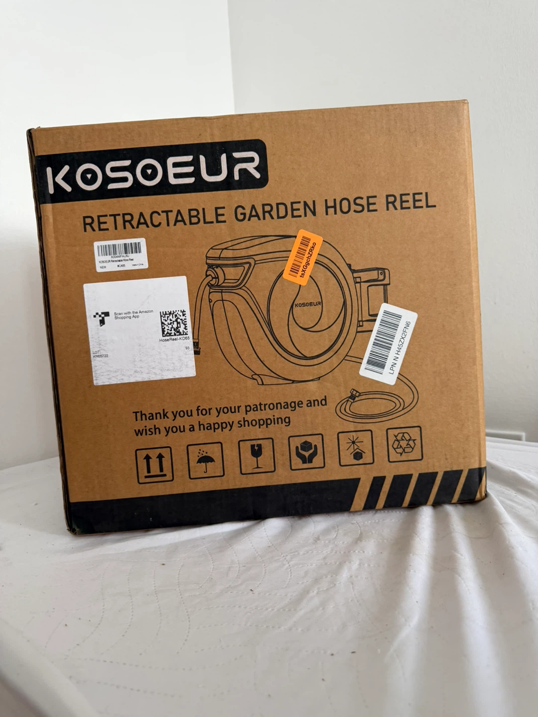 KosoEUR Retractable Garden Hose Reel - New in Box - photo 3