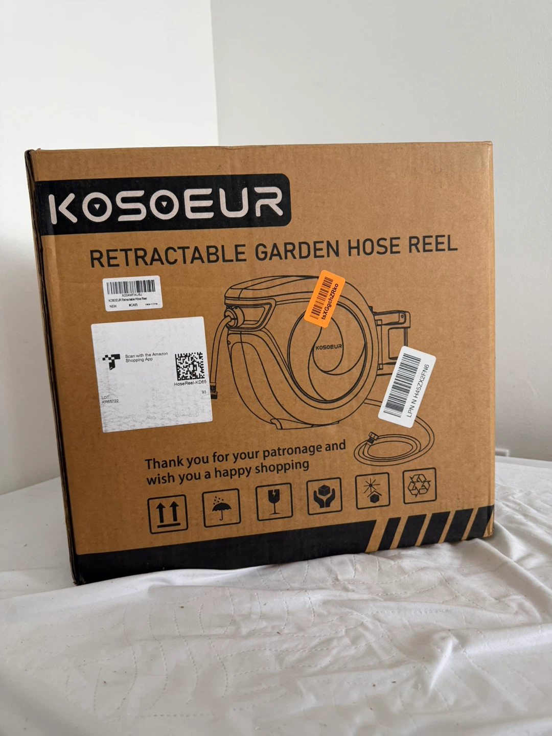 KosoEUR Retractable Garden Hose Reel - New in Box - photo 2