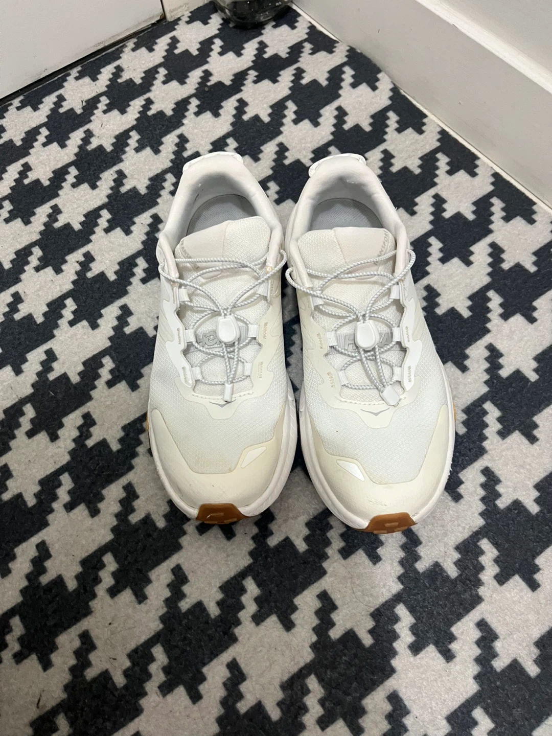 Hoka Transport White Sneakers