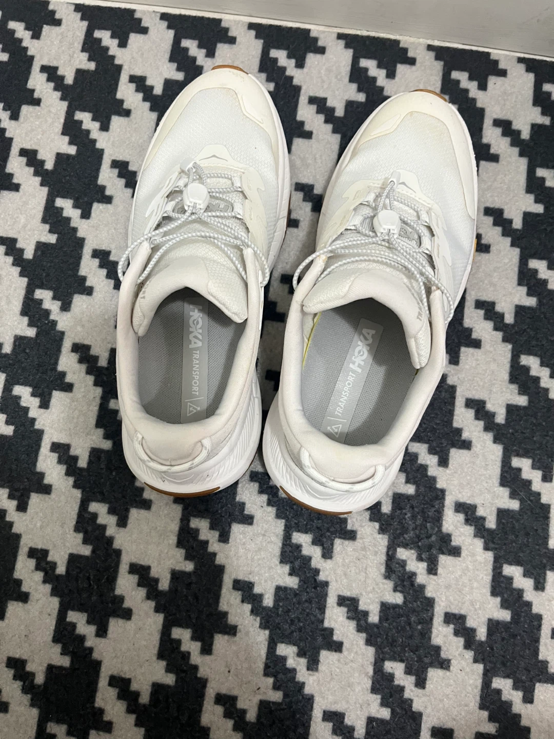 Hoka Transport White Sneakers - photo 3