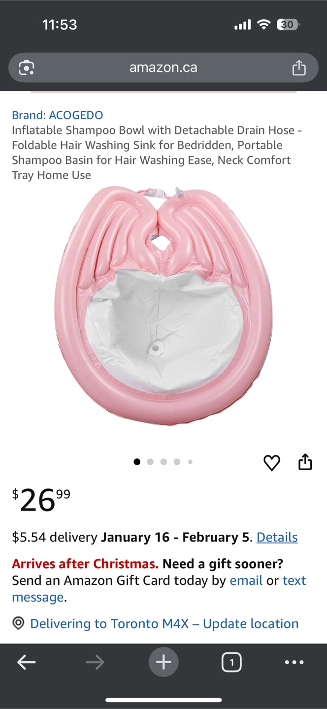 ACOGEDO Inflatable Hair Washing Bowl