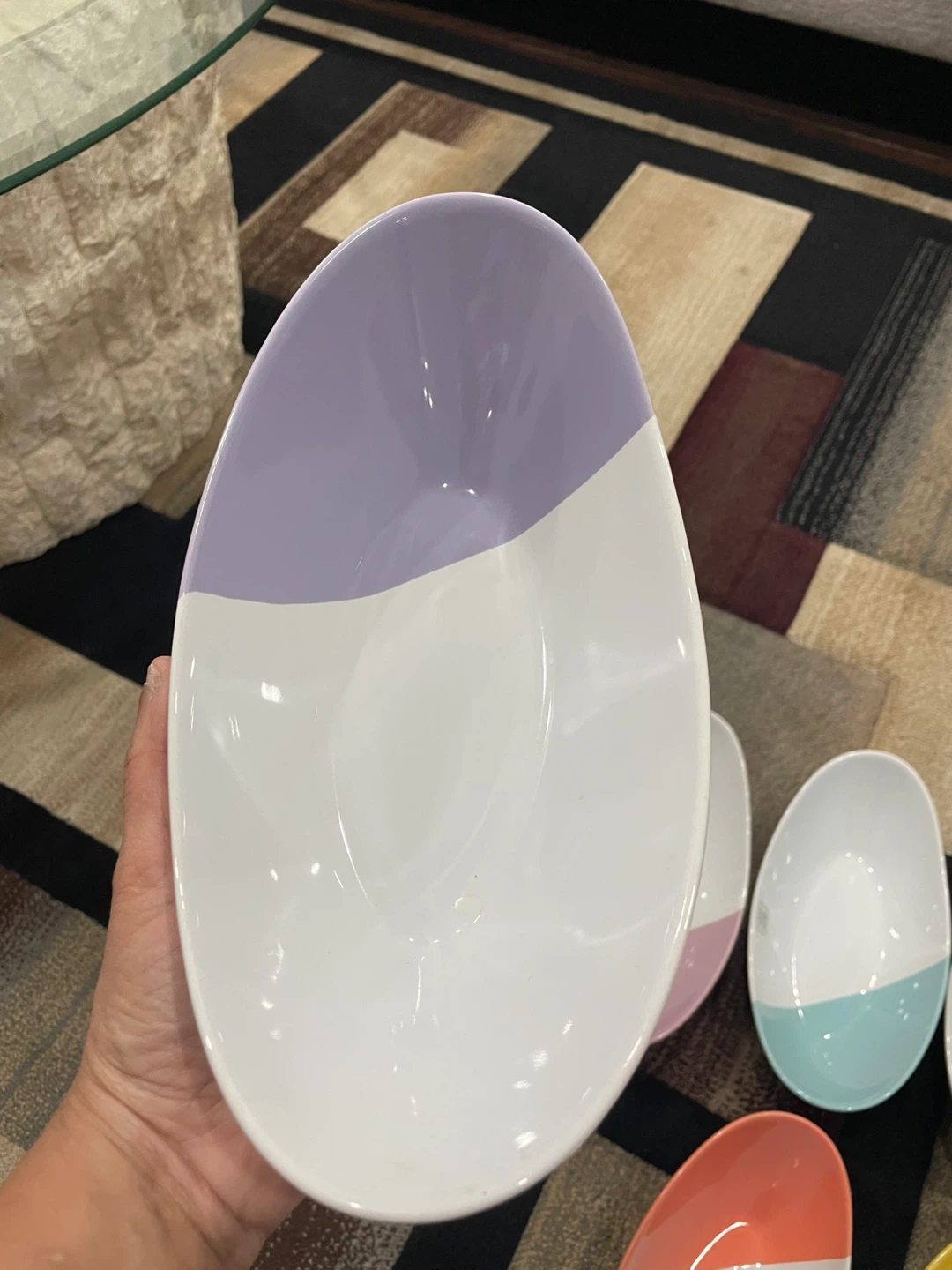 Set of 6 Colourful Serving Bowls - photo 3