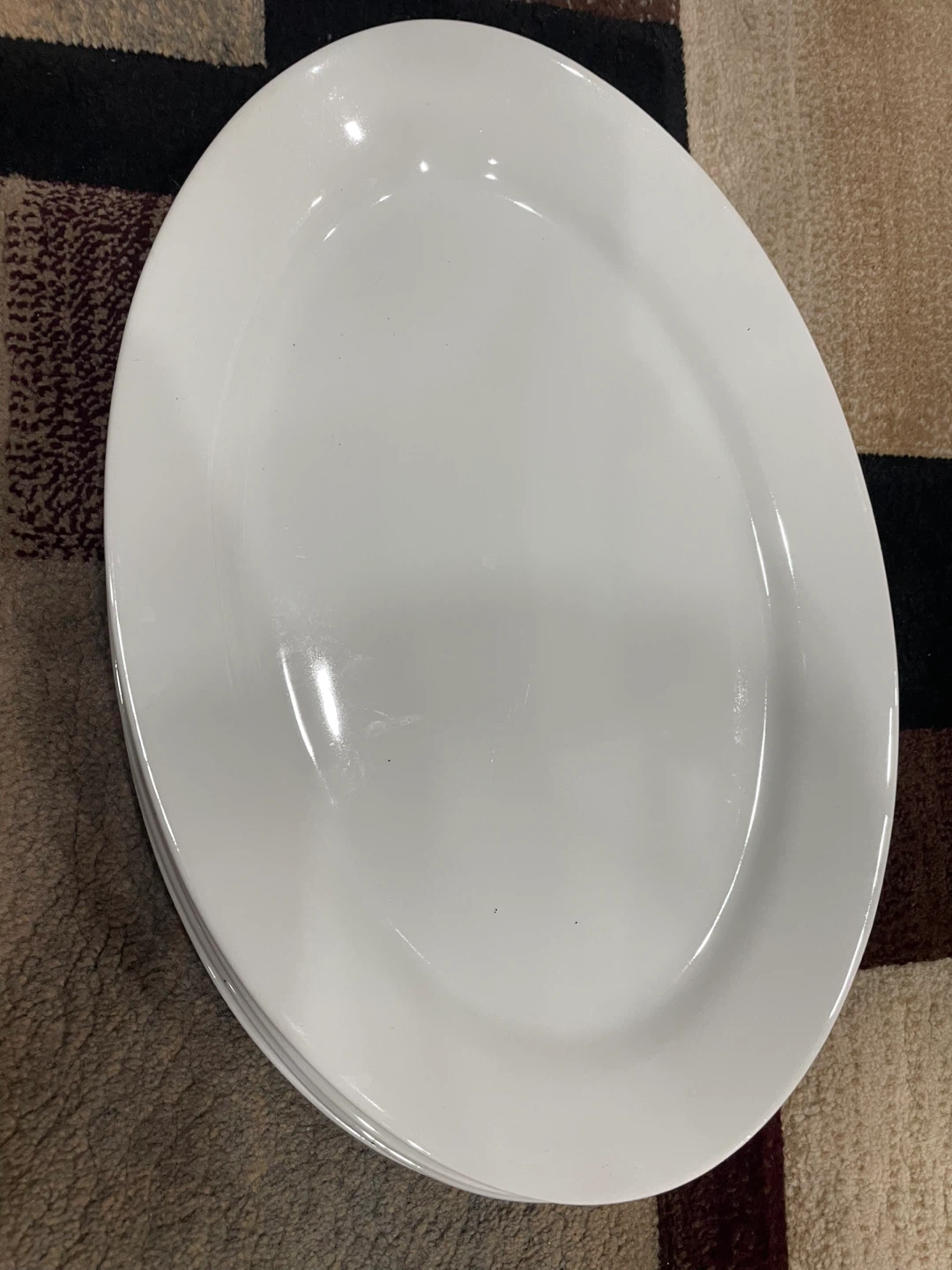 White Oval Serving Plates - photo 2