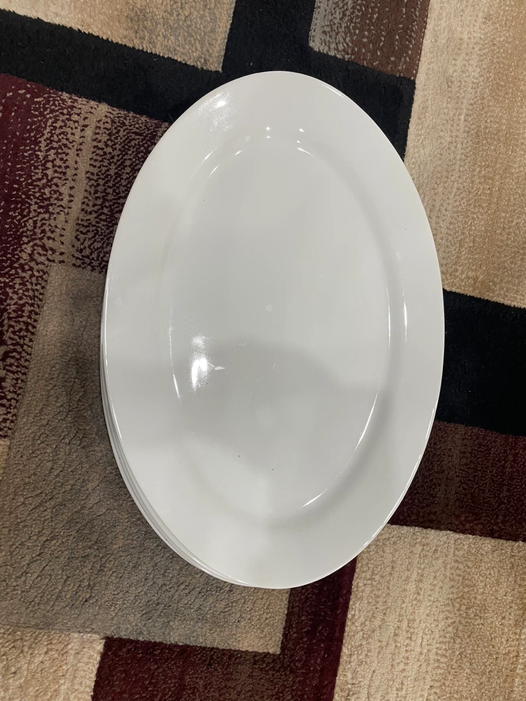White Oval Serving Plates - photo 3