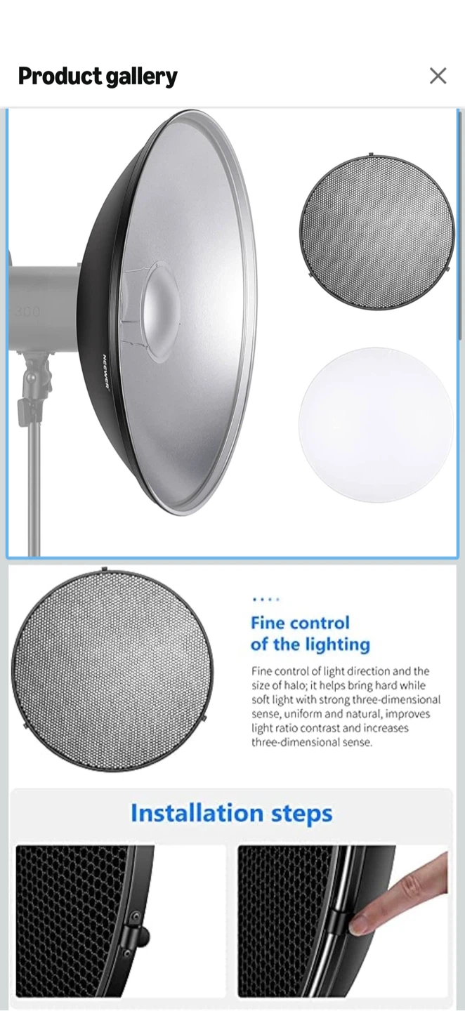 Neewer Photography Studio Lighting Reflector - photo 4