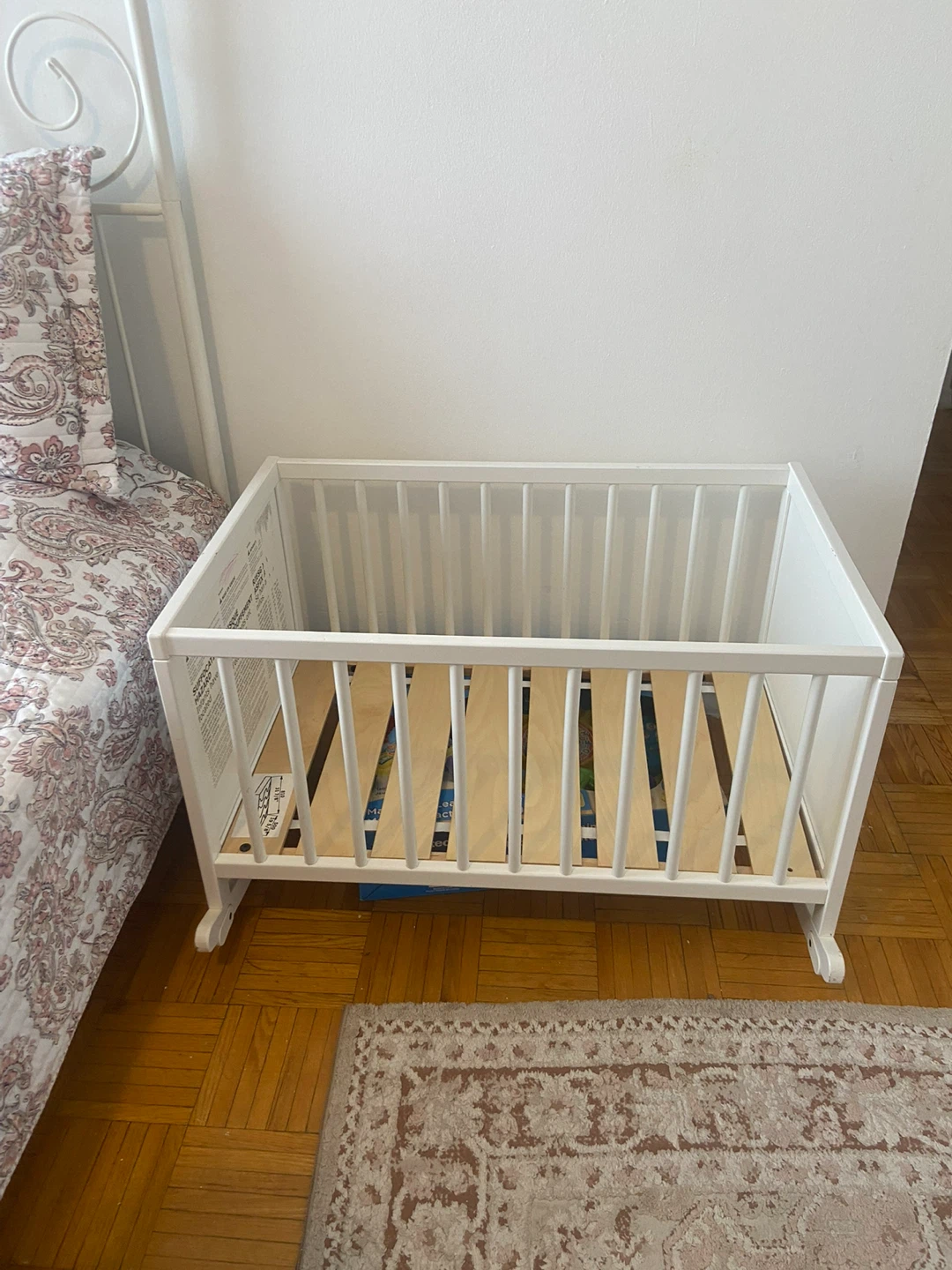 White Baby Crib