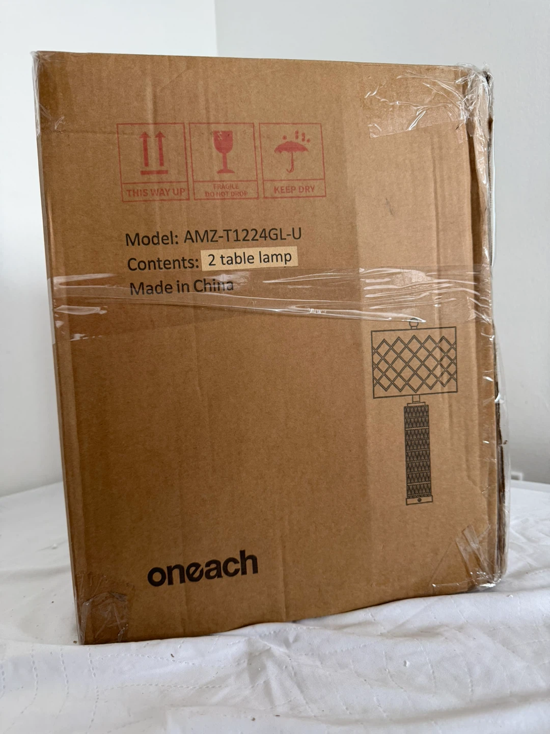 Oneach AMZ-T1224GL-U Table Lamps (2)