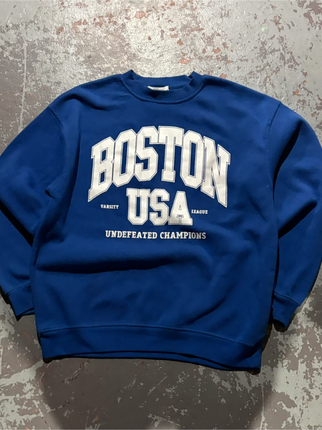 Blue Boston USA Sweatshirt