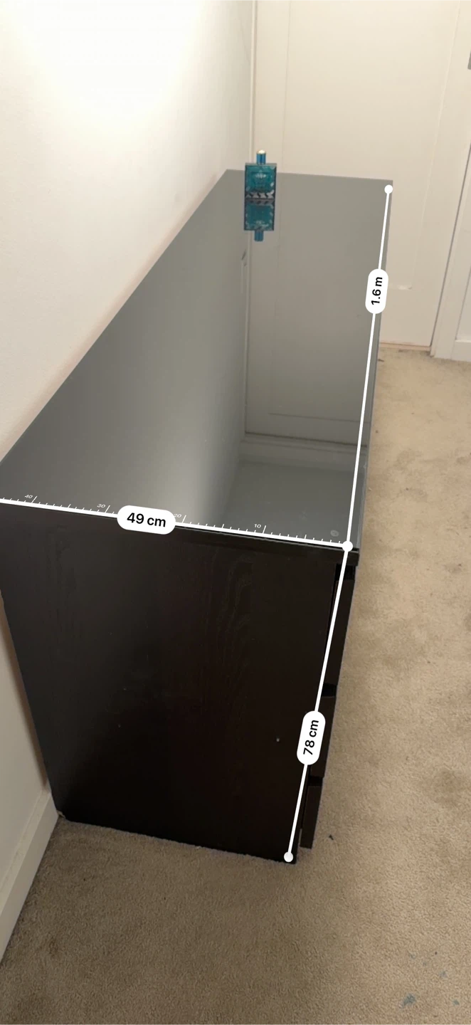 Black Dresser (1.5m x 49cm x 73cm) - photo 2