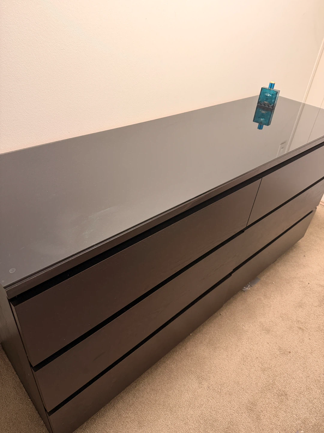 Black Dresser (1.5m x 49cm x 73cm)