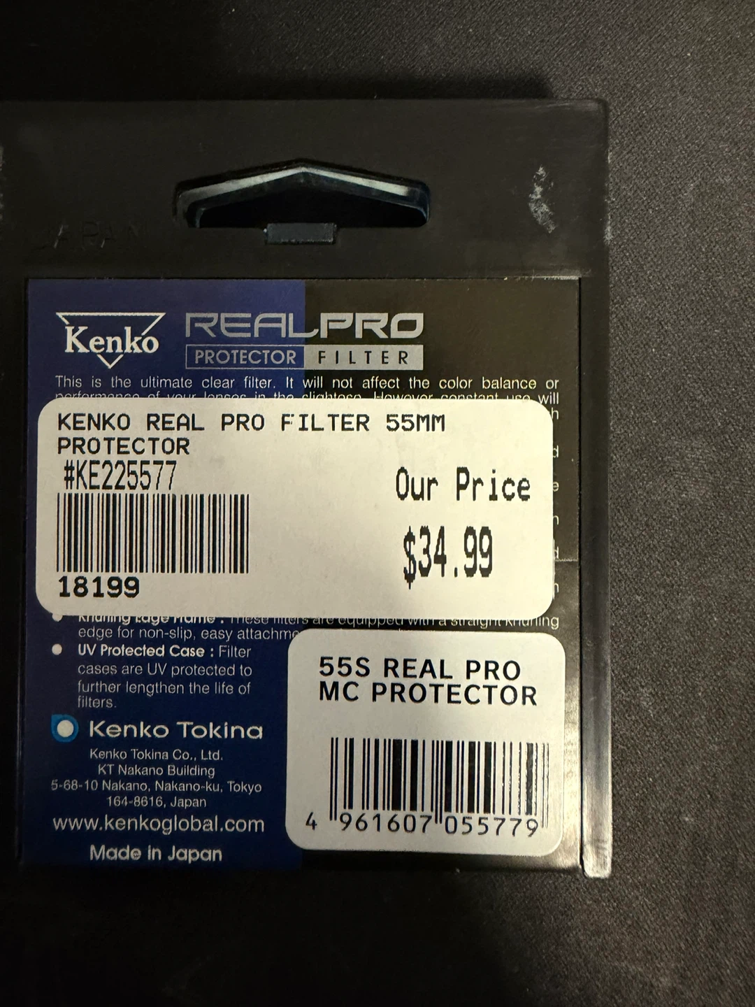Kenko REALPRO 55mm Protector Filter - New - photo 2